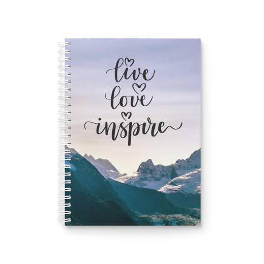 Inspirational Quote Spiral Notebook